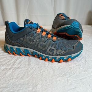 Adidas Vigor TR Men’s sz12 Gray, Blue &Orange Trail Hiking Running Athletic Sho